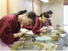 【京都・東山・陶芸】京都の雰囲気を感じながら電動ろくろ体験!の様子