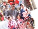 【北海道・札幌】着物レンタル&着付けセット、お子様用お散歩着物を着せて出かけよう!の様子