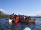 【福島・裏磐梯】曽原湖カナディアンカヌー体験 ※家族・カップル・グループ向けの様子