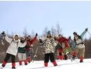 【栃木・日光】湯西川温泉かまくら祭スノーシュー体験ツアー(未経験者~初心者向け)の様子