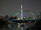 東京スカイツリーカヌー夜景ツアーの様子