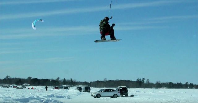 スノーカイトボード(Snow Kiteboarding)
