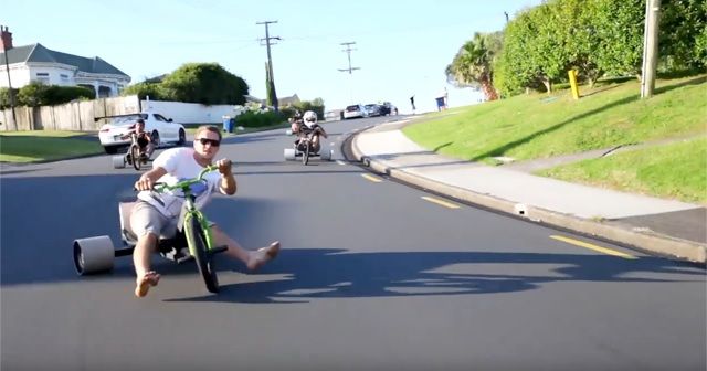 大人の三輪車『Drift Trike(ドリフトトライク)』がメチャクチャ楽しそう!!