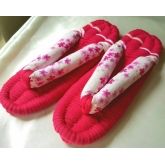 Sakura cloth sandals