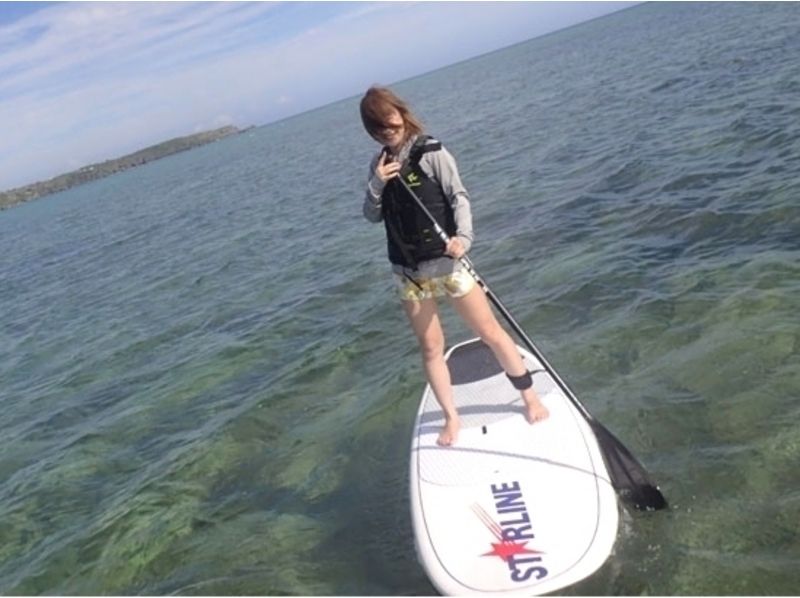 [沖繩國頭組]夏威夷出生的海上運動的新感覺！ SUP體驗之旅の紹介画像