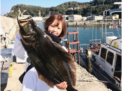 [Chiba, Katsuura] Catch big fish such as sea bream and flounder! Gomoku fishing experience on a cruiser! Beginners welcome! Shared planの画像