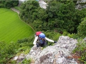 【徳島・石門】基礎からしっかりフリークライミング!ロッククライミング体験の画像