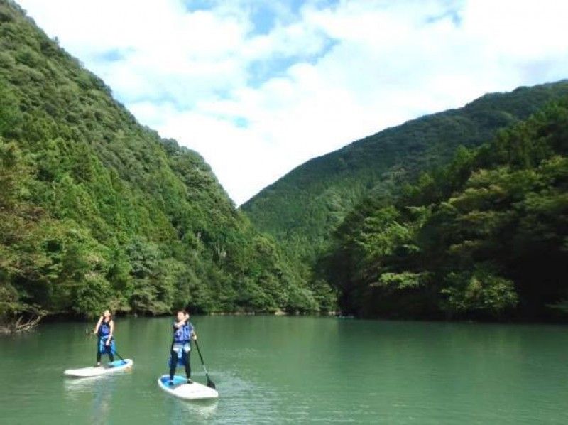 【東京・奥多摩】白丸湖でSUPツアー♪カヤックとの1日コンボコース