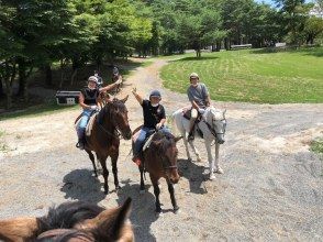 【山梨・八ヶ岳】本格的！乗馬技術のレッスン！の画像