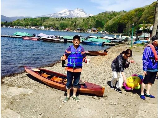 【 长野 ·野尻湖】与大自然的团结感！独木舟课程の画像