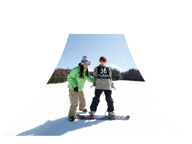 【 山梨 /富士山】在富士山滑行！单板滑雪课の紹介画像