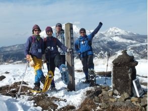 [Okayama Hiruzen] look at the Oyama south wall and Hiruzen plateau! Mihirayama snowshoe climbing