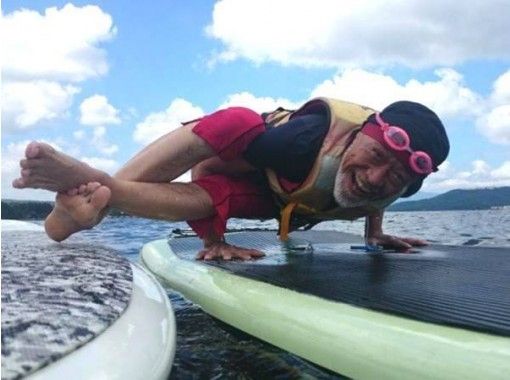 【 야마나시 · 야마나카 코] 잔잔한 호수에 SUP 요가 필라테스 체험の画像