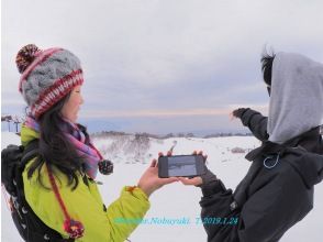 【滋賀】初心者OK！箱館山スキ―場でスノ―シュートレッキング体験（半日コース）の画像