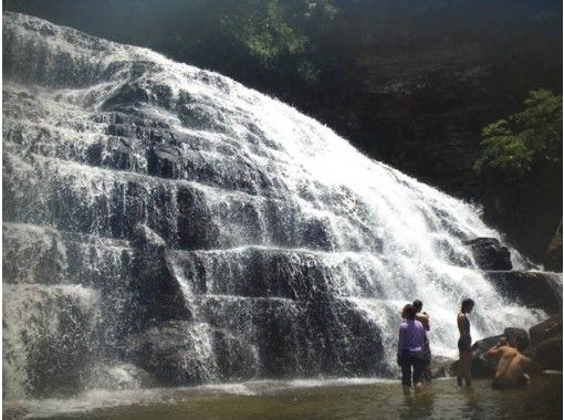 沖縄 西表島 西表島のジャングルの最奥マヤグスクの滝 シーカヤックツアー アクティビティジャパン