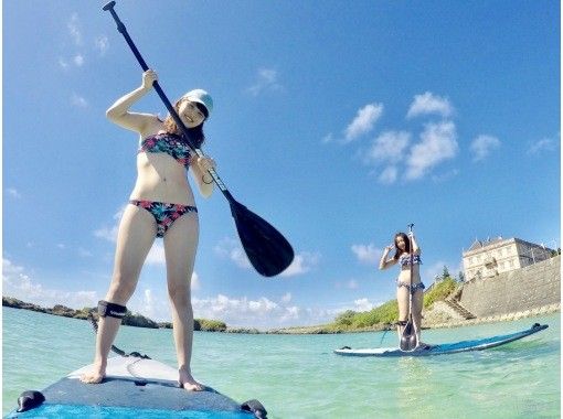 [Okinawa, Miyakojima] Anyone from 7 to 80 years old can participate! SUP snorkeling with photos and videosの画像