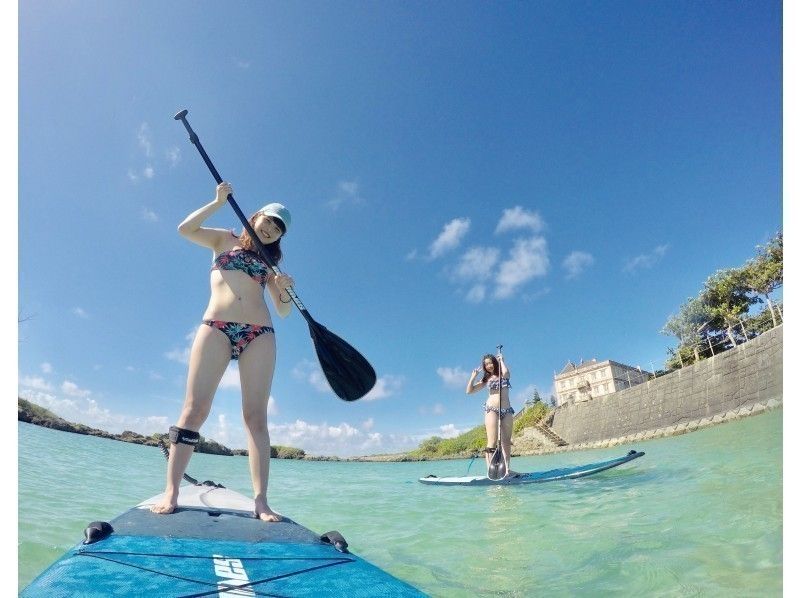 【沖縄・宮古島】人気NO.1！SUP + ウミガメシュノーケリング・フォトツアー (半日コース)