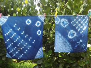 【Okinawa · Kunigami-gun · Traditional Culture Experience】 Indigo dye experience while healing naturally ♪ Handmade Indigo dye handkerchief image