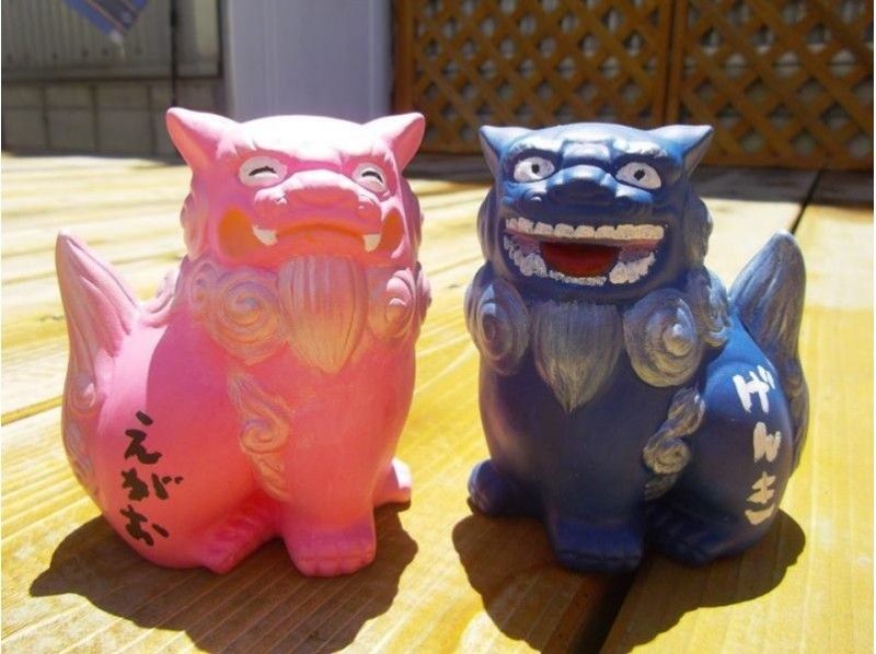 【沖縄・石垣島】あなたの個性を出そう!シーサー色つけ体験