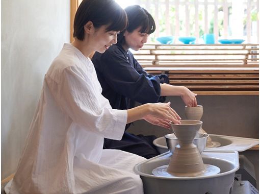 [Kyoto / Kiyomizu] Beginners welcome! Easy cup making between sightseeing! Potter's wheel experience light plan (20 minutes)の画像