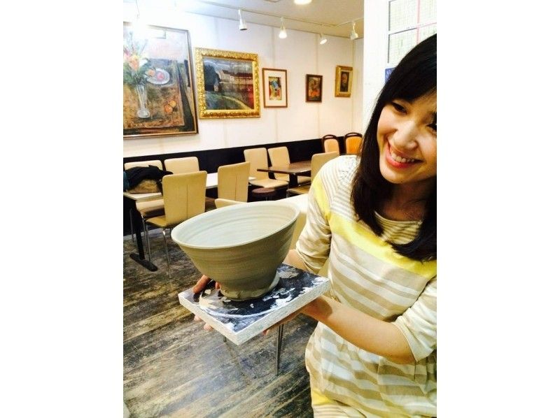 【京都・下鴨】駅徒歩30秒！オリジナル陶器が作れる！電動ろくろコース