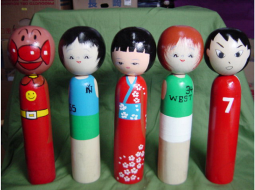 [Iwate/Morioka] Let's make a free sense "Kokeshi painting experience" empty-handed OK!の画像