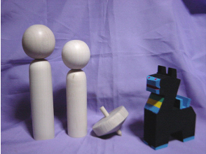 【岩手・盛岡】自由なセンスで作ろう！こけし絵付け体験