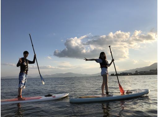 【滋賀・琵琶湖】びわ湖-Ogoto Base-でSUP体験（初心者コース）レンタル込み！少人数制の画像