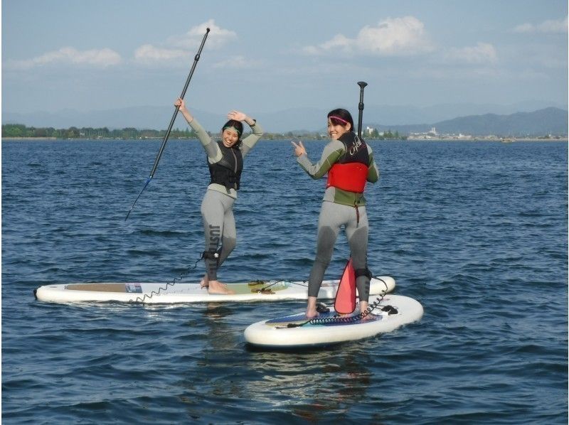 【滋賀・琵琶湖】レンタル込み！琵琶湖-Ogoto Base-で水上散歩SUP体験（初心者コース）
