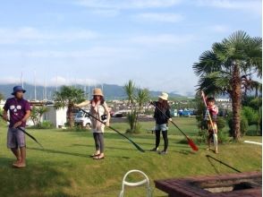 【滋賀・琵琶湖】レンタル込み!琵琶湖で水上散歩SUP体験(初心者コース)の画像