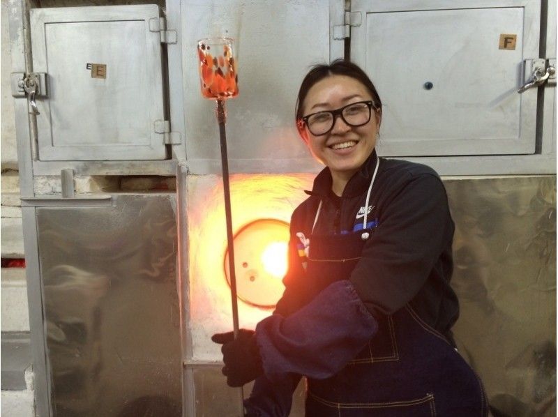 [Kanagawa/Kawasaki] Beginners are safe with one-on-one! Let's make a container with the technique of full blown glass!の紹介画像