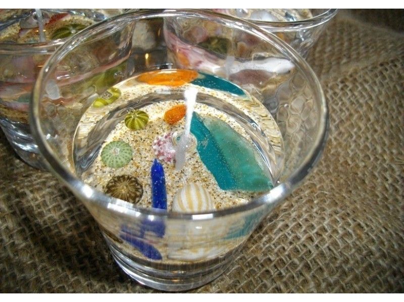 【京都府京丹後市・クラフト体験】まるで海の中みたい!オシャレなマリンキャンドル作り