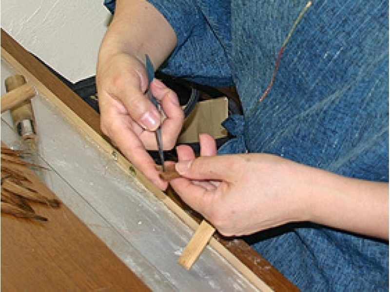 [奈良和奈良刷子]從“刷軸雕刻”到“完成頸部”的傳統工藝體驗！請空手來！の紹介画像