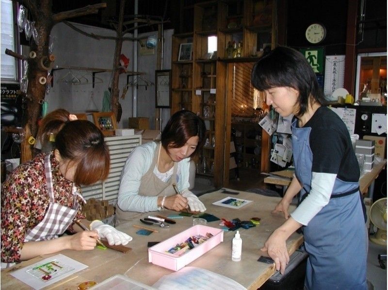 【北海道・旭川】オリジナルの作品づくり「フュージング体験」ガラス絵ORアクセサリーを選べる！