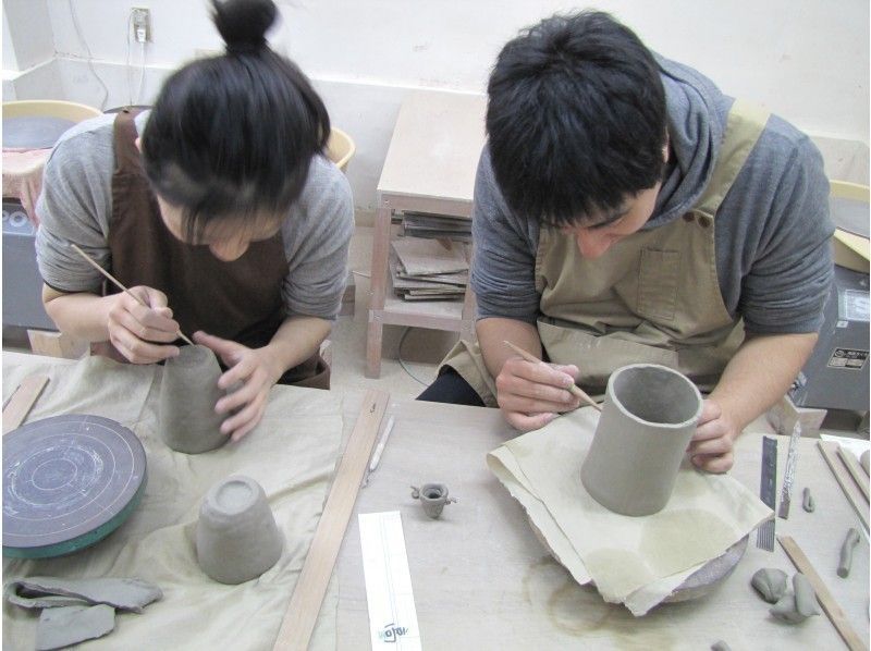 [สะพานโตเกียวAkabane] แนะนำสำหรับผู้เริ่มต้น! ประสบการณ์เครื่องปั้นดินเผาที่สร้างขึ้นด้วยมือพร้อมแนวคิดฟรี จองวันเดียวกันก็โอเค!の紹介画像