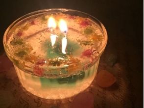 【Okinawa prefecture · candle making】 To the room accent! Image of transparent gel wax candle making