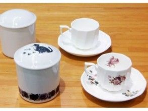 【群馬県・ポーセリンアート】器とシートを選んでつくろう!榛東村でポーセリンアート体験の画像