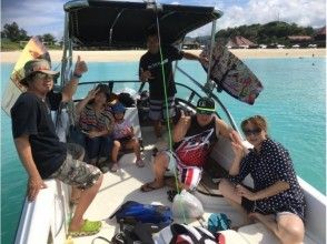 【グループ・団体応援】沖縄本島北部ウェイクボード専用艇ボートチャーター(定員6名様まで)の画像