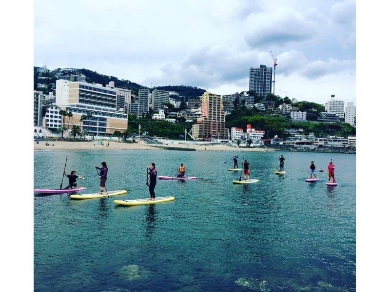 【静岡県・SUP体験】通常プラン!熱海でSUP体験したい方におすすめの90分コース!SUP体験