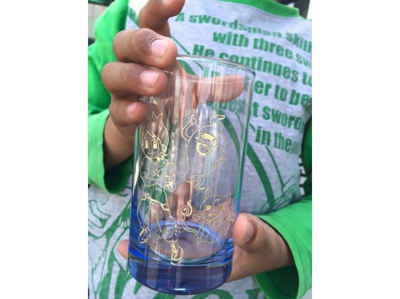 【岩手・平泉】ガラス細工「サンドブラスト体験」簡単にオリジナルグラスが作れる！の紹介画像