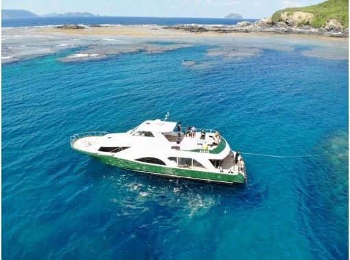 【沖縄・慶良間諸島】（国立公園慶良間諸島・那覇発・一日3か所周遊】大型クルーズ船をチャーターしてワンランク上の遊び方！の画像