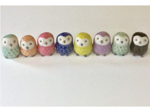 [Gunma/ Fujioka City] Ceramic Art Experience-Let's make an owl figurine that calls for happiness! Groups are also welcome! Children can also enjoy!の画像