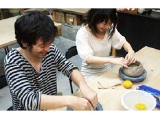 [大阪南森町]整天隨意體驗陶器！讓我們通過手動滾動製作自己喜歡的物品！歡迎來到車站的初學者！の画像