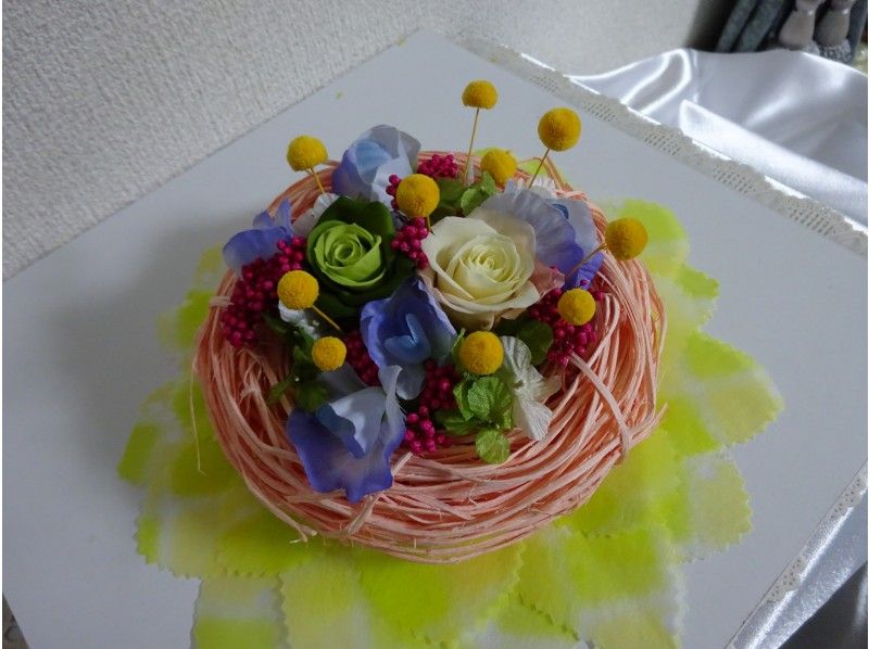 【滋賀・草津】プリザーブドフラワーを使ったアレンジメントを作ってみよう