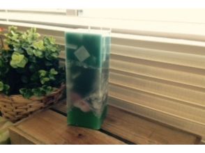 【東京・水天宮前】存在感たっぷり。豪華サイズの「グラデーションキャンドル(大)」を作ろうの画像
