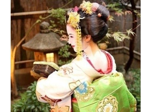 [京都/京都市]舞妓体验-舞妓变身“花园计划”即使在雨天也可以拍摄！从13岁开始就可以了！の画像