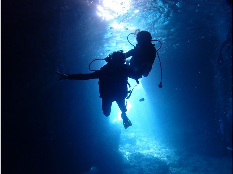 ボートで行く青の洞窟体験ダイビング♪フルフェイスマスク無料！最新GoPro撮影・餌付無料！の紹介画像