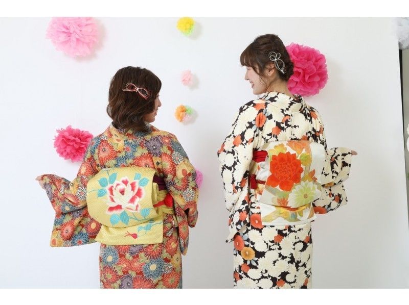 【石川・金沢】着物レンタル体験一番おすすめの心プラン（ヘアセット付）
