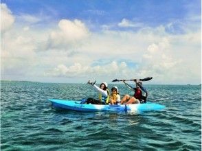 【沖縄・備瀬】綺麗な海へ繰り出そう♪ファミリーにおススメのシーカヤック体験!の画像