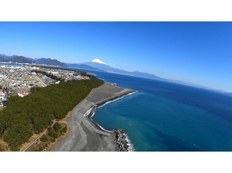 【静岡・清水】世界遺産『絶景 富士山と三保の松原』モーターパラグライダー ２人乗り体験